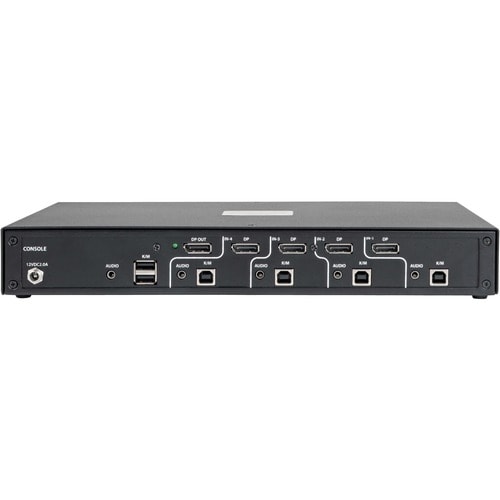 Tripp Lite by Eaton Secure KVM Switch, 4-Port, DisplayPort to DisplayPort, 4K, NIAP PP3.0 Certified, Audio, Single Monitor, TAA - 4 Computer(s) - 1 Local User(s) - 3840 - B002-DP1A4 - Image 3