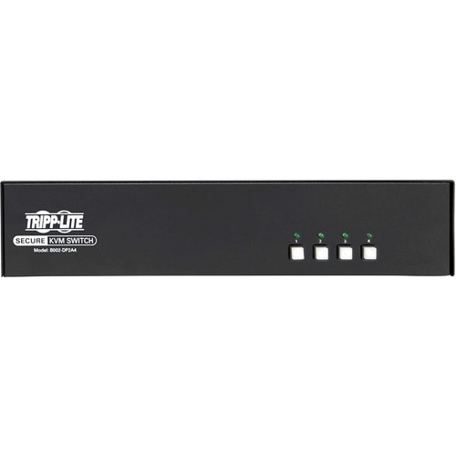 Tripp Lite by Eaton Secure KVM Switch, 4-Port, Dual Monitor, DisplayPort to DisplayPort, 4K, NIAP PP3.0 Certified, Audio, TAA - 4 Computer(s) - 1 Local User(s) - 3840 - B002-DP2A4 - Image 2