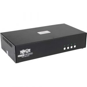Tripp Lite by Eaton Secure KVM Switch, 4-Port, Dual Monitor, DisplayPort to DisplayPort, 4K, NIAP PP3.0 Certified, Audio, TAA - 4 Computer(s) - 1 Local User(s) - 3840 - B002-DP2A4
