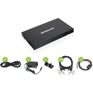 16PORT USB HDMI KVMP SWITCH WITH 16 USB CABLE KVM SET TAA - GCS1816HKITU