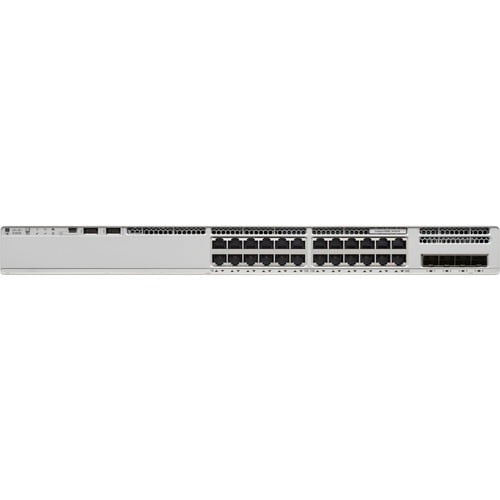 Cisco Catalyst C9200L-24T-4G Layer 3 Switch - 24 Ports - Manageable - Gigabit Ethernet - 10/100/1000Base-T, 1000Base-X - 3 Layer Supported - Modular - 4 SFP Slots - - C9200L-24T-4G-A