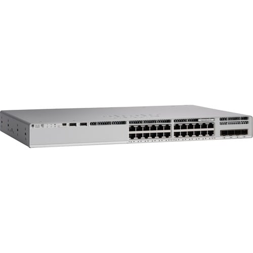Cisco Catalyst C9200L-24T-4G Layer 3 Switch - 24 Ports - Manageable - Gigabit Ethernet - 10/100/1000Base-T, 1000Base-X - 3 Layer Supported - Modular - 4 SFP Slots - - C9200L-24T-4G-A - Image 2