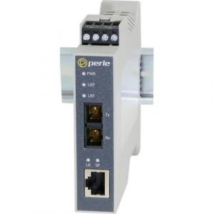 Perle SRS-1110-GSC05 Transceiver/Media Converter - 1 x Network (RJ-45) - 2 x SC Ports - DuplexSC Port - Multi-mode - 0 mil Fiber - Gigabit Ethernet - 10/100/1000Base-T, - 5092090