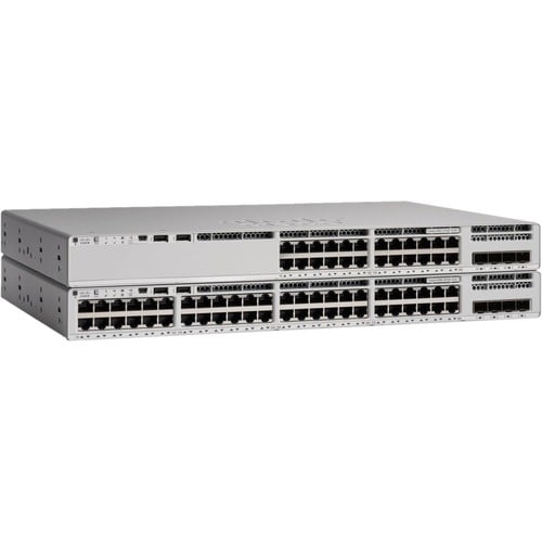Cisco Catalyst C9200L-24T-4G Layer 3 Switch - 24 Ports - Manageable - 3 Layer Supported - Modular - 4 SFP Slots - Twisted Pair, Optical Fiber - Lifetime - C9200L-24T-4G-EDU