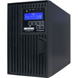 Minuteman 1000 VA On-line Tower UPS with 6 0utlets - Tower - 2 Minute Stand-by - 120 V AC Input - 110 V AC, 120 V AC, 127 - EC1000LCD