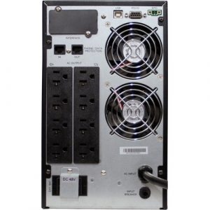 Minuteman 2000 VA On-line Tower UPS with 8 0utlets - Tower - 3 Minute Stand-by - 120 V AC Input - 110 V AC, 120 V AC, 127 - EC2000LCD