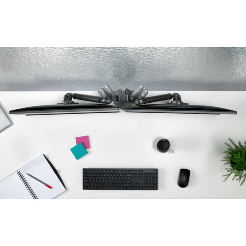KX CLMN DESK MNT TRI 3L ARMS BLK MONITOR MOUNTS - KXC330B - Image 3
