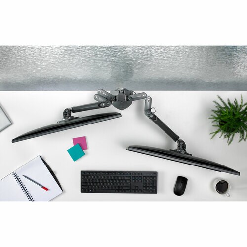 KX CLMN DESK MNT TRI 3L ARMS BLK MONITOR MOUNTS - KXC330B - Image 4