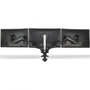 KX CLMN DESK MNT TRI 3L ARMS BLK MONITOR MOUNTS - KXC330B