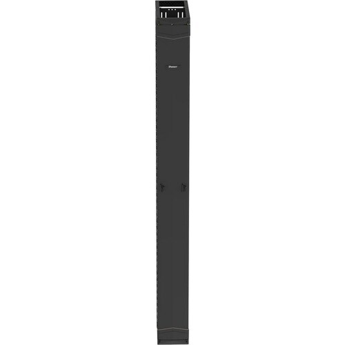 Panduit Double Sided Manager - Vertical Cable Manager - Black - 45U Rack Height - Acrylonitrile Butadiene Styrene (ABS), Steel, Metal - 1 Pack PR2VSD08 - PR2VSD08 - Image 3