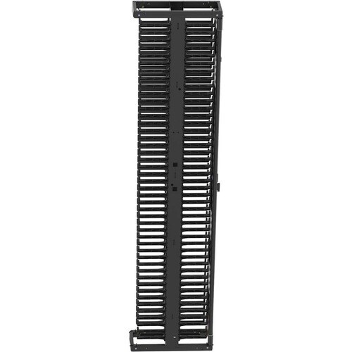 Panduit Double Sided Manager - Vertical Cable Manager - Black - 45U Rack Height - Acrylonitrile Butadiene Styrene (ABS), Steel, Metal - 1 Pack PR2VSD08 - PR2VSD08 - Image 4