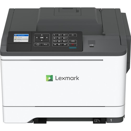 Lexmark CS421dn Desktop Laser Printer - Color - 25 ppm Mono / 25 ppm Color - 2400 x 600 dpi Print - Automatic Duplex Print - 251 Sheets - 42C1160