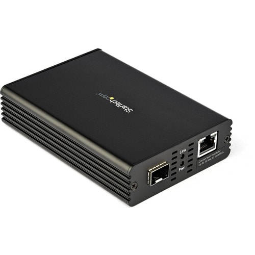 StarTech.com 10 GIGABIT ETHERNET FIBER MEDIA CONVERTER FIBER TO RJ45 COPPER SFP+ MCM10GSFP - Image 8