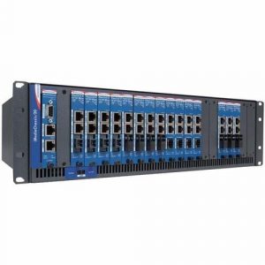 Advantech Modular Media Converter Chassis - 20 Slot Management Port 605-10144-10 - 605-10144-10