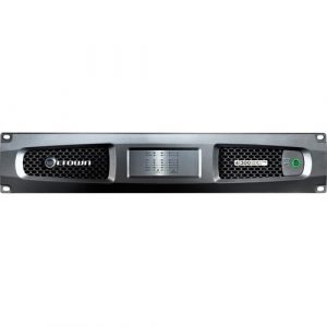 Crown DriveCore Install 4|300 Amplifier - 1200 W RMS - 4 Channel - Black - 20 Hz to 20 kHz - 650 W DCI4X300-U-USFX