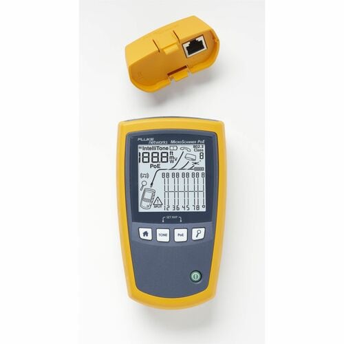 Fluke Networks MicroScanner PoE Cable Verifier - Cable Testing, Twisted Pair Cable Testing, Wiremap, PoE Testing, Cable Fault Testing MS-POE - MS-POE - Image 2