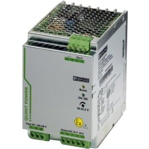 Perle QUINT-PS/1AC/CO - Single Phase DIN Rail Power Supply - DIN Rail - 120 V AC, 230 V AC, 410 V DC, 90 V DC Input - 24 - 23208988