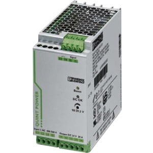 Perle QUINT-PS/3AC/24DC/20/CO - 3-Phase DIN Rail Power Supply - DIN Rail - 360 V AC, 450 V DC, 575 V AC, 800 V DC Input - 24 V - 23209248