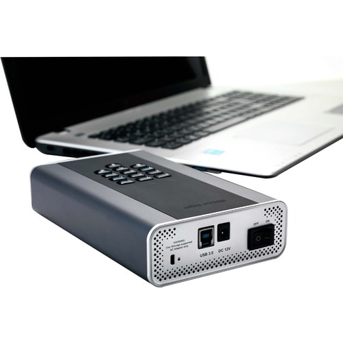 iStorage diskAshur DT2 12 TB Secure Encrypted Desktop Hard Drive | FIPS Level-3 | Password protected | Dust/Water Resistant. IS-DT2-256-12000-C-X - Thin Client Device Supported - USB 3.2 - IS-DT2-256-12000-C-X - Image 4
