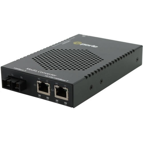 S-1110DHP-SC10 MEDIA CONVERTER 10/100/1000 DUAL SC 10 KM HI-POE - 5079684