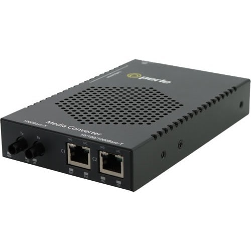 S-1110DHP-ST10 MEDIA CONVERTER 10/100/1000 DUAL ST 10 KM HI-POE - 5079694