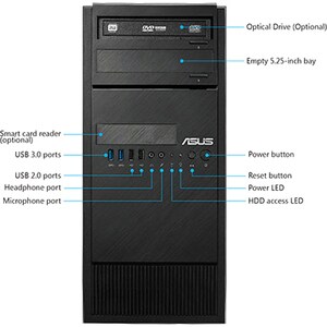 Asus Barebone System - Socket R4 LGA-2066 - 1 x Processor Support - Intel C422 Chip - 512 GB DDR4 SDRAM DDR4-2666/PC4-21300 Maximum RAM Support - 8 - ESC700 G4 - Image 5