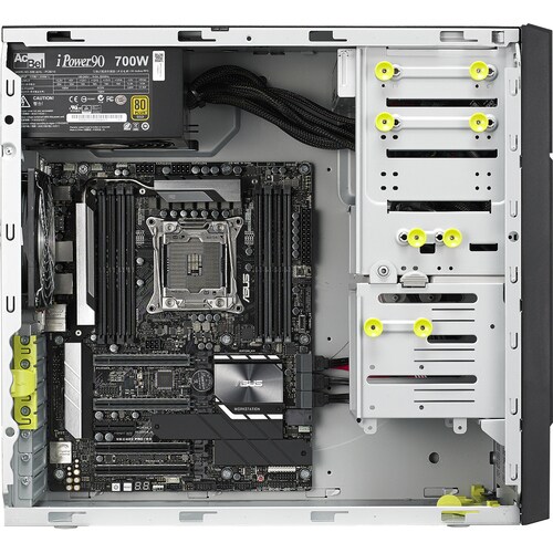 Asus Barebone System - Socket R4 LGA-2066 - 1 x Processor Support - Intel C422 Chip - 512 GB DDR4 SDRAM DDR4-2666/PC4-21300 Maximum RAM Support - 8 - ESC700 G4 - Image 7