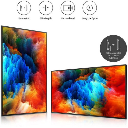 Samsung QB65R-N Digital Signage Display - 65" LCD Cortex A72 1.70 GHz - 2.50 GB - 3840 x 2160 - Edge LED - 350 Nit - 2160p - - QB65R-N - Image 8