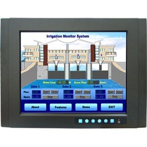 15IN XGA WT IND MONITOR W/ RESISTIVE TOUCHSCREEN - FPM-3151G-R3BE - Image 2