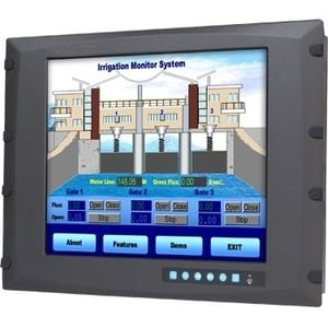 8U 17IN SVGA WT IND MONITOR W/ RESISTIVE TOUCHSCREEN - FPM-3171G-R3BE