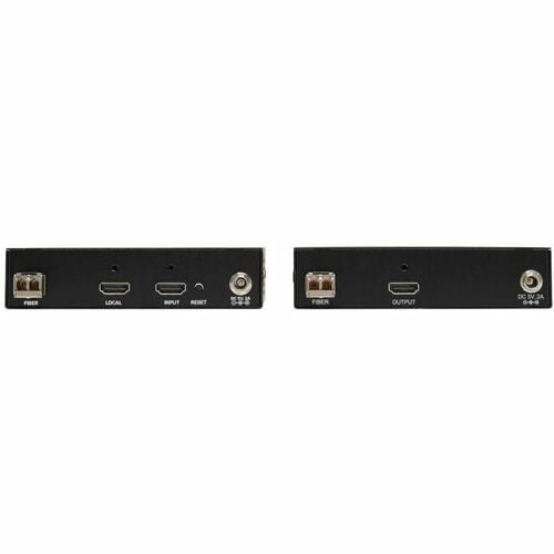 Eaton Tripp Lite Series HDMI over Fiber Extender Kit, Transmitter/Receiver, 4K 60 Hz, 4:4:4, RS-232, IR, Multimode LC, 985 ft. (300 m), TAA - HDMI over Fiber Extender - B127F-1A1-MM-HH - Image 2