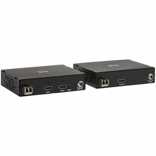 Eaton Tripp Lite Series HDMI over Fiber Extender Kit, Transmitter/Receiver, 4K 60 Hz, 4:4:4, RS-232, IR, Multimode LC, 985 ft. (300 m), TAA - HDMI over Fiber Extender - B127F-1A1-MM-HH - Image 3