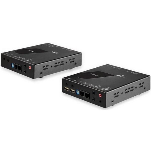 StarTech.com HDMI KVM Extender over IP Network - 4K 30Hz HDMI and USB over IP LAN or Cat5e/Cat6 Ethernet (100m/330ft) - Remote KVM Console - HDMI KVM Extender - SV565HDIP