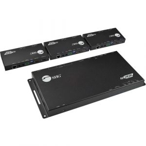 SIIG HDMI 2.0 4K HDR 1x4 Splitter HDBaseT Extender with Auto-scaling - TAA Compliant CE-H24N11-S1 - CE-H24N11-S1
