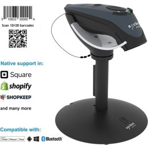Socket Mobile DuraScan Universal Passport Reader D760 - Wireless Connectivity - 30" Scan Distance - 1D, 2D - Imager - Bluetooth - Gray - Stand Included CX3547-2149 - CX3547-2149