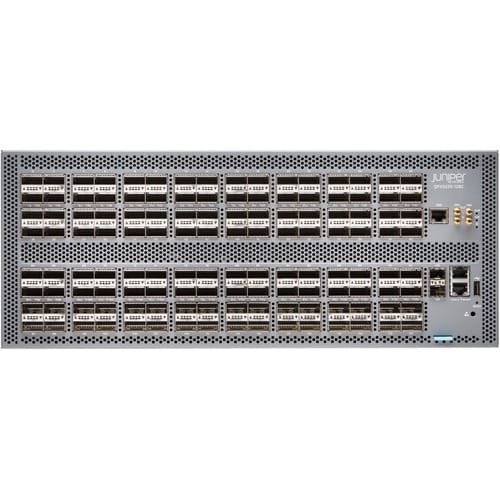 Juniper QFX5220-128C Ethernet Switch – Manageable – 3 Layer Supported – Modular – 2023 W Power Consumption – Optical Fiber – 4U – Rack-mountable – 1 Year Limited - QFX5220-128C-AFO