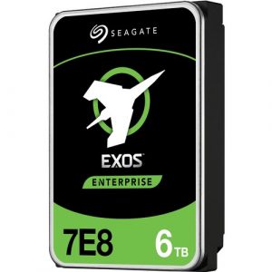 Seagate Exos 7E8 ST6000NM003A 6 TB Hard Drive - 3.5" Internal - SAS (12Gb/s SAS) - Storage System, Video Surveillance System Device Supported - 7200rpm - 512n Format - ST6000NM003A