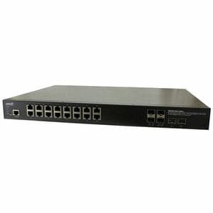 Lantronix MGDHRDPOE+SWT 16 10/100/1000B-T POE+ 4 100/1000 SFP 2 1G/10G SFP+ SISPM1040-3166-L-NA
