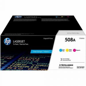 508A 3PK CYAN/MAGENTA/YELLOW ORIGINAL LASERJET TONER CARTRIDGES - CF360AM