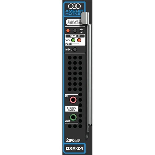 Amulet Hotkey DXR-Z4 Rack-mountable Zero Client Tera2140 - 512 MB RAM DDR3 SDRAM - Gigabit Ethernet KT-RZS4-0001 - KT-RZS4-0001