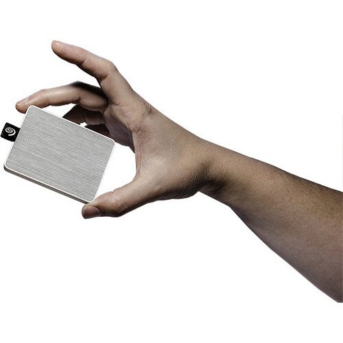 Seagate One Touch STJE1000402 1 TB Portable Solid State Drive - External - White - Notebook Device Supported - USB 3.0 Type B - 400 MB/s Maximum Read - STJE1000402 - Image 2