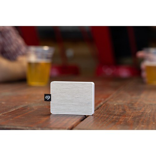 Seagate One Touch STJE1000402 1 TB Portable Solid State Drive - External - White - Notebook Device Supported - USB 3.0 Type B - 400 MB/s Maximum Read - STJE1000402 - Image 5
