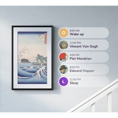 Meural Canvas II Digital Frame - 27" LCD Digital Frame - Black - 1920 x 1080 - Wireless - 16:9 - Anti-glare, Gesture Control, Ambient Light Sensor - - MC327BL-100PAS - Image 15