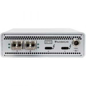 ATTO ThunderLink N3 3102 (SFP+) - Thunderbolt 3 - 2 Port(s) - Optical Fiber - 10GBase-X - Portable TLN3-3102-D00 - TLN3-3102-D00