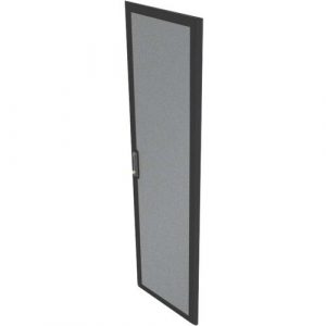 24U X 600W SINGLE PERFORATED DOOR RAL 7021 - E24602P