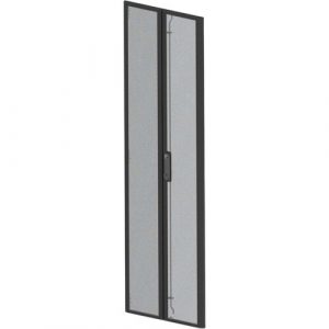 45U X 800W SPLIT PERFORATED DOORS RAL 7021 - E45803P