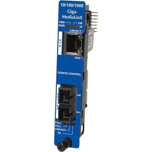 Managed Modular Media Converter, 1000Mbps, Single-Strand 1550xmt, 10km, SC (also known as iMcV 856-11941) IMC-770-SSR - IMC-770-SSR