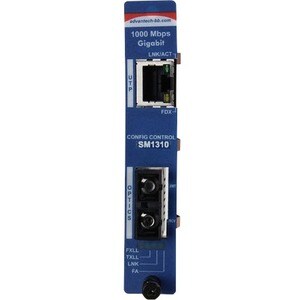 Managed Modular Media Converter, 1000Mbps, Single-Strand 1490xmt, 70km, SC (also known as iMcV 850-15529) IMC-771-SS4T - IMC-771-SS4T