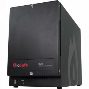 ioSafe Duo 16TB RAID 1 USB 3.2 Fireproof/Waterproof Desktop Hard Drive - 2 x HDD Supported - 16 TB Supported HDD Capacity - RAID Supported - 0, 1, - 72400-1940-1200