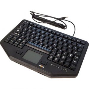 Havis Chiclet Style, Low-Profile Keyboard - Cable Connectivity - USB Interface - Rugged - TouchPad - Mac OS, Windows, Android, Linux KB-105 - KB-105